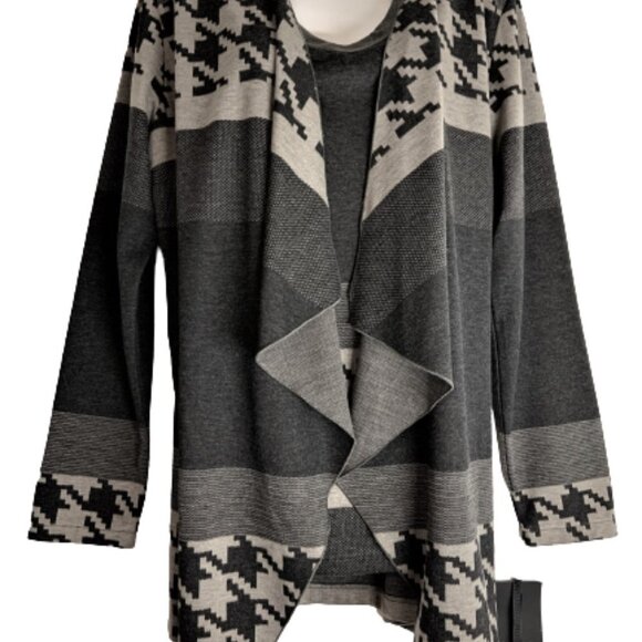 Open Cardigan Jacket and Top Graphic Print Size 44 - NEW with tag ! - Picture 4 of 6